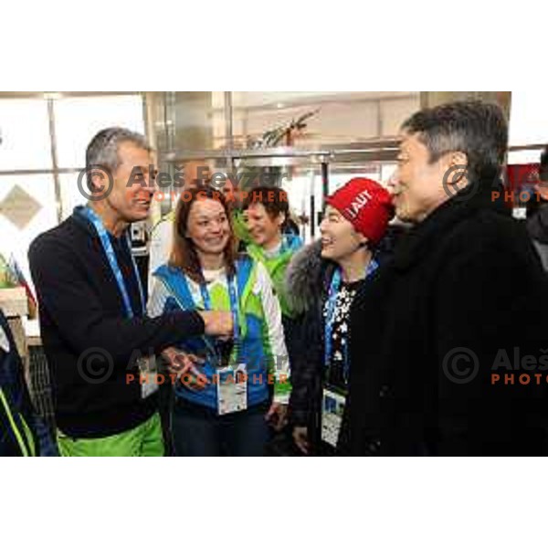 Stojan Petric, Simona Leskovar at Official Opening Slovenia house during PyeongChang 2018 Winter Olympic Games, South Korea on February 10, 2018