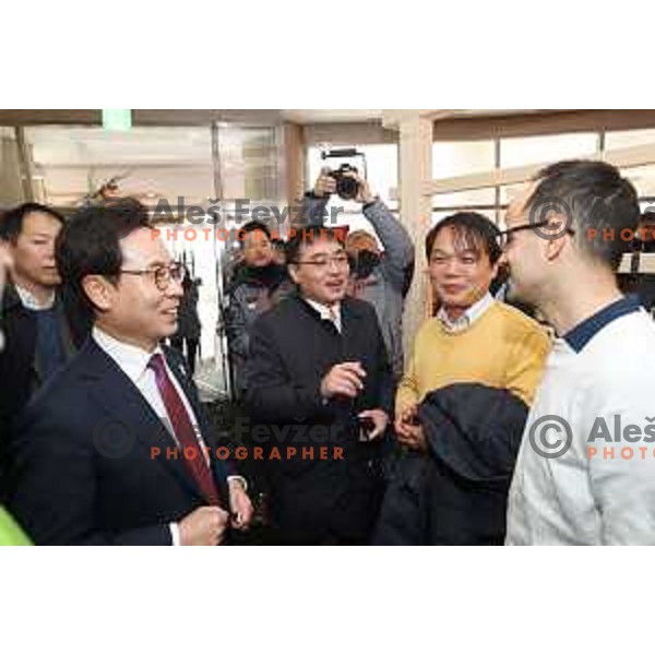 Matic Svab at Official Opening Slovenia house during PyeongChang 2018 Winter Olympic Games, South Korea on February 10, 2018