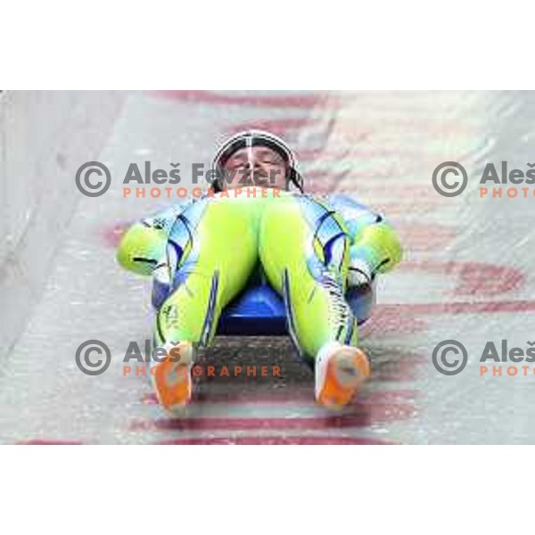 Tilen Sirse (SLO) competing in Luge at Sliding centre during PyeongChang 2018 Winter Olympic Games, South Korea on February 10, 2018