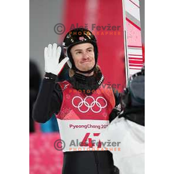 Ski jumping Normal Hill competition during PyeongChang 2018 Winter Olympic Games, South Korea on February 10, 2018