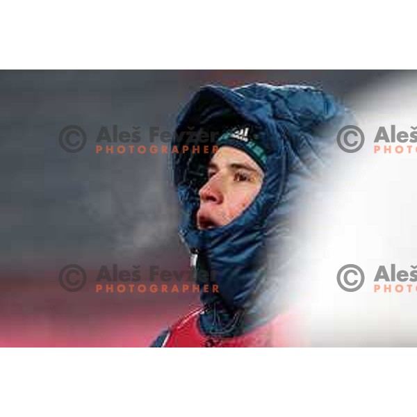 Tilen Bartol (SLO) at Ski jumping Normal hill comptition during PyeongChang 2018 Winter Olympic Games, South Korea on February 10, 2018