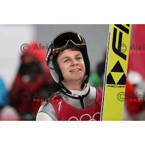 Ski jumping Normal Hill competition during PyeongChang 2018 Winter Olympic Games, South Korea on February 10, 2018