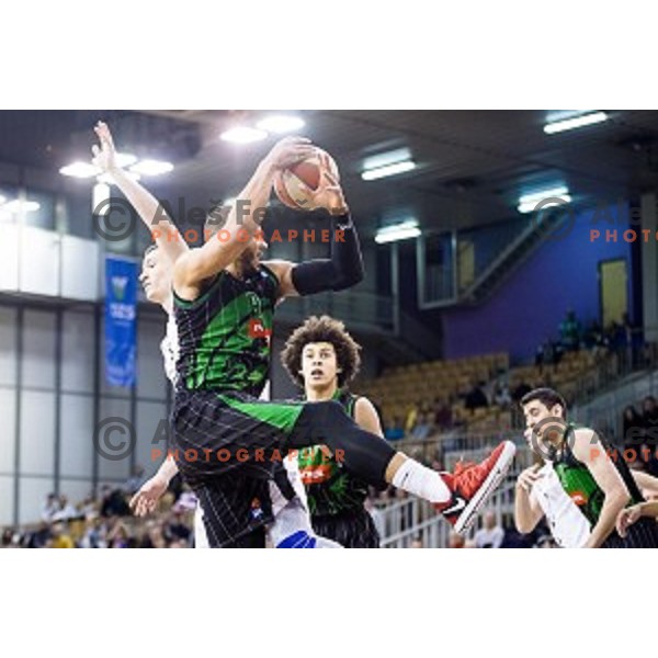 in action during ABA Liga basketball match between Petrol Olimpija and Partizan, Tivoli, Ljubljana, Slovenia on February 10, 2018