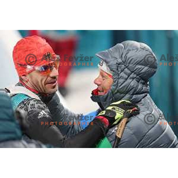 Arnd Peiffer (GER),Olympic Champion at Men\'s Biathlon 10 km Sprint at Alpensia Biathlon Centre during PyeongChang 2018 Winter Olympic Games, South Korea on February 11, 2018