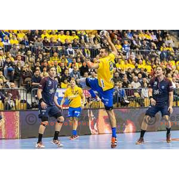 Celje’s Kristin Beciri (80) in action during EHF Champions League match between Celje PL and PSG, in Arena Zlatorog, Celje, on February 11, 2018