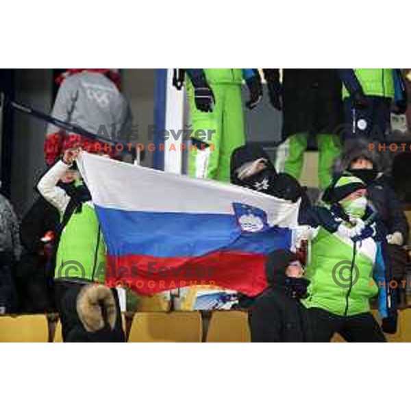 at Ski jumping Women\'s Normal hill Individual comptition during PyeongChang 2018 Winter Olympic Games, South Korea on February 12, 2018