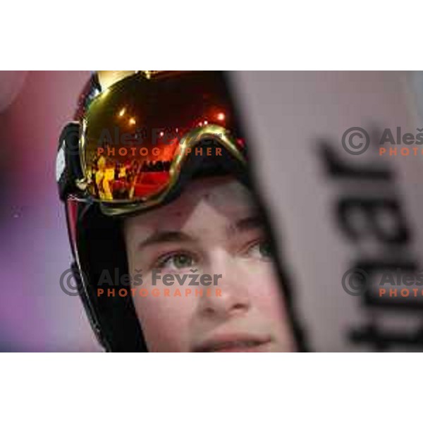 Nika Kriznar (SLO) at Ski jumping Women\'s Normal hill Individual comptition during PyeongChang 2018 Winter Olympic Games, South Korea on February 12, 2018