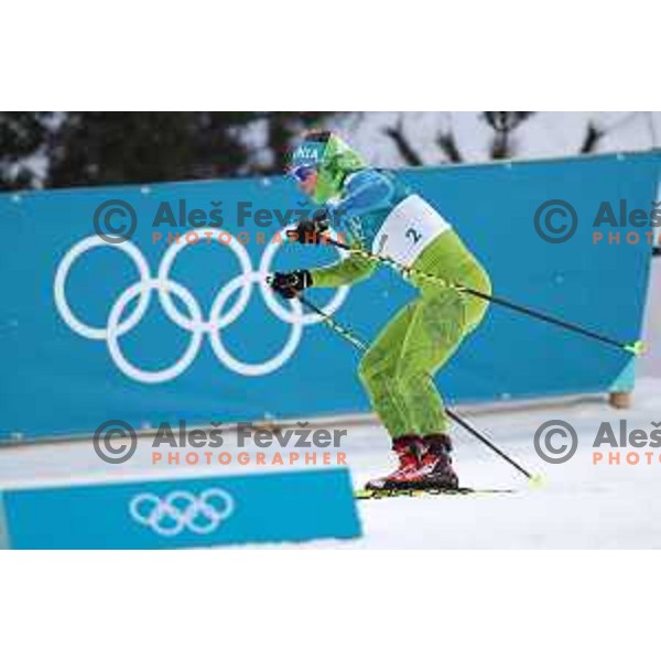 Alenka Cebasek (SLO) at Cross-country Ladies Sprint Classic Qualification during PyeongChang 2018 Winter Olympic Games, South Korea on February 13, 2018