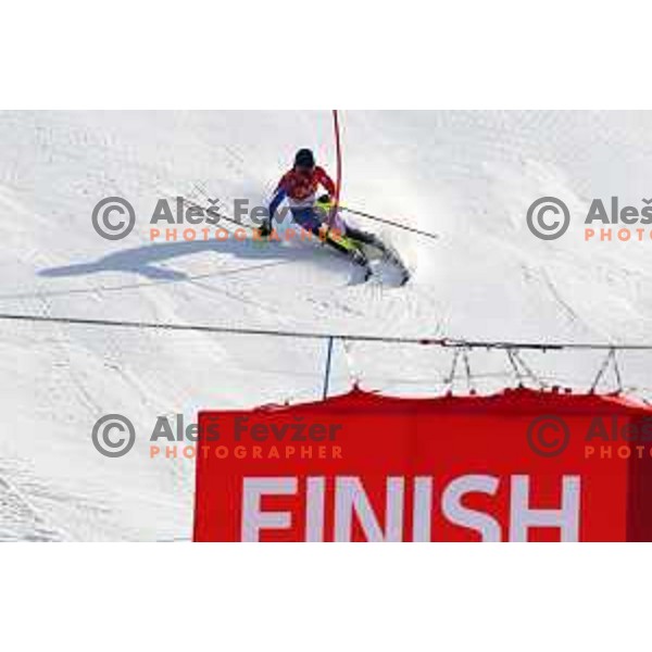 Alexis Pinturault (FRA) skiing in Alpine Combined at Jeongseon Alpine Centre during PyeongChang 2018 Winter Olympic Games, South Korea on February 13, 2018