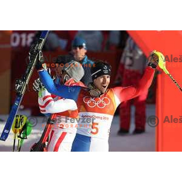 Victor MUFFAT-JEANDET (FRA) , Olympic bronze medalist in Alpine Combined during PyeongChang 2018 Winter Olympic Games, South Korea on February 13, 2018