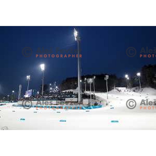 Vid Vrhovnik (SLO) competes in Nordic Combined at Alpensia Cross Country Centre during PyeongChang 2018 Winter Olympic Games, South Korea on February 14, 2018