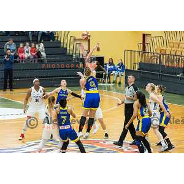 Tina Trebec of team Slovenia in action during Women’s EuroBasket 2019 Qualifiers basketball match between Slovenia and Romania, played in Arena Gimnazija Celje-Center, Celje, Slovenia on February 14, 2018