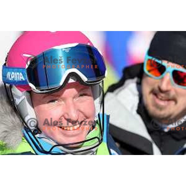 Marusa Ferk (SLO) at Ladies Giant Slalom at Yongpyong Alpine Centre during PyeongChang 2018 Winter Olympic Games, South Korea on February 15, 2018.