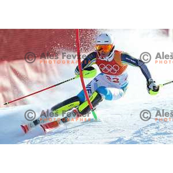 Estelle Alphand (SWE) skiing in the first run of Ladies slalom at Yongpyong Alpine Centre during PyeongChang 2018 Winter Olympic Games, South Korea on February 16, 2018