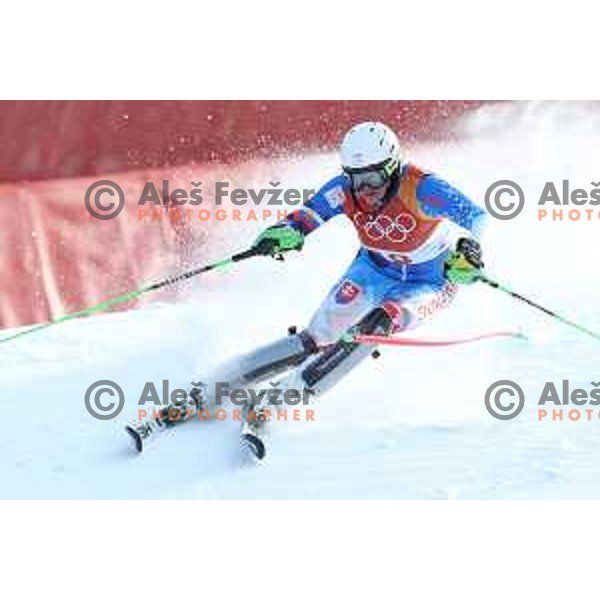 Veronika Velez Zuzulova (SVK) skiing in the first run of Ladies slalom at Yongpyong Alpine Centre during PyeongChang 2018 Winter Olympic Games, South Korea on February 16, 2018