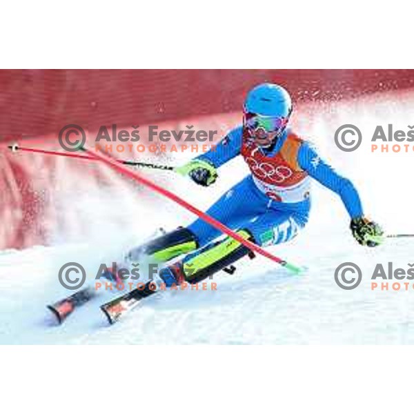 Chiara Costazza (ITA) skiing in the first run of Ladies slalom at Yongpyong Alpine Centre during PyeongChang 2018 Winter Olympic Games, South Korea on February 16, 2018