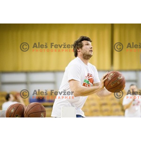 Pokal Spar semi final basketball match between Krka and Sencur, Tivoli, Ljubljana, Slovenia on February 16, 2018