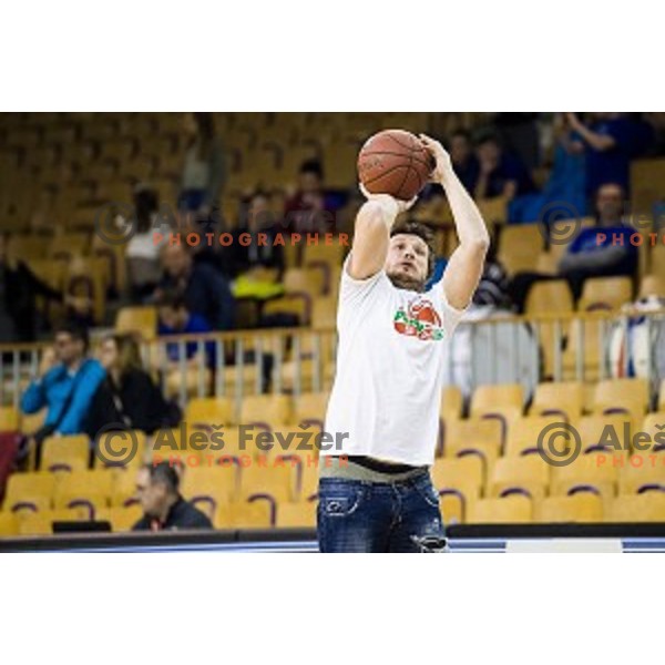 Pokal Spar semi final basketball match between Krka and Sencur, Tivoli, Ljubljana, Slovenia on February 16, 2018