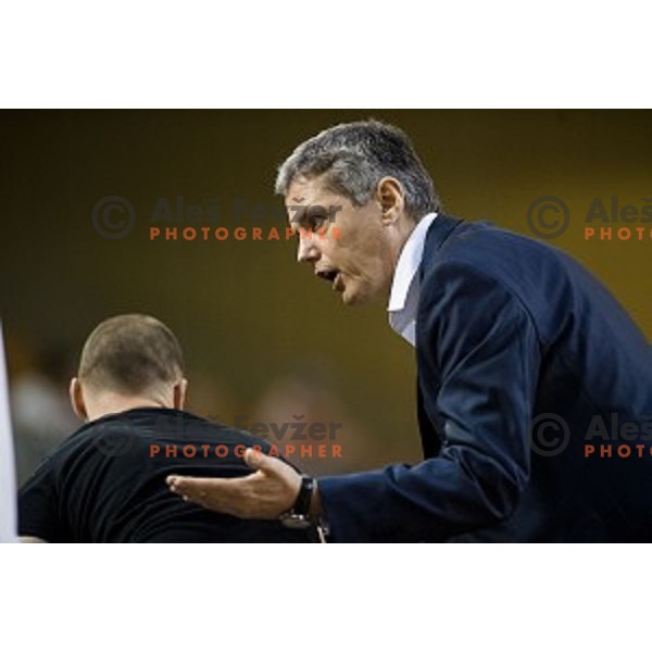 Zoran Martic in action during Pokal Spar semi final basketball match between Sixt Primorska and Petrol Olimpija, Tivoli, Ljubljana, Slovenia on February 16, 2018