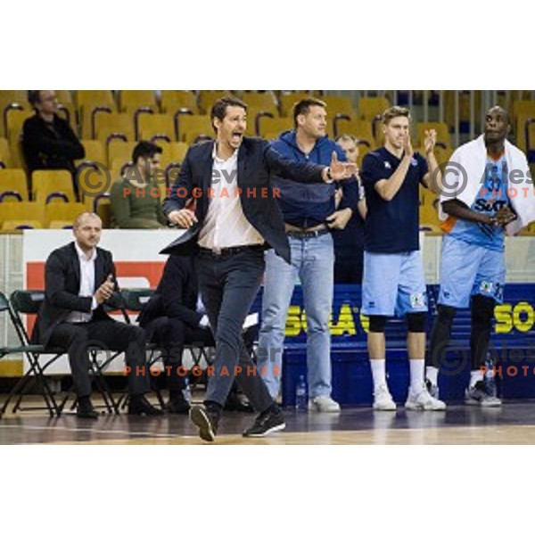 Jurica Golemac in action during Pokal Spar semi final basketball match between Sixt Primorska and Petrol Olimpija, Tivoli, Ljubljana, Slovenia on February 16, 2018