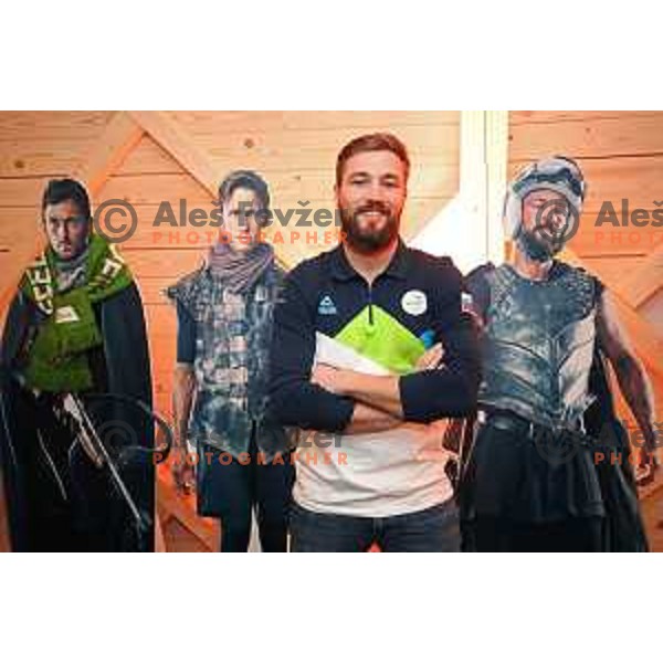 Press conference of Slovenia Snowboard and Ski Cross Olympic team in Slovenia house during PyeongChang 2018 Winter Olympic Games, South Korea on February 17, 2018