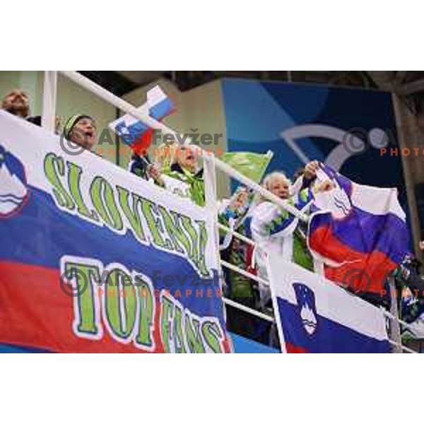 Olympic ice hockey tournament match between Slovakia and Slovenia during PyeongChang 2018 Winter Olympic Games, South Korea on February 17, 2018