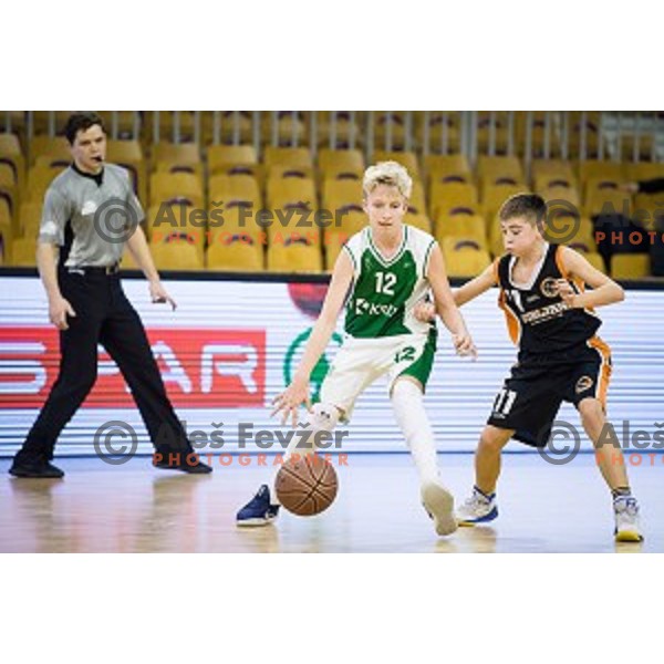 Mini Pokal Spar 3rd place match basketball match between Krka and Ljubljana, Tivoli, Ljubljana, Slovenia on February 18, 2018