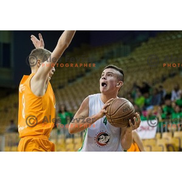 Mini Pokal Spar Final basketball match between Petrol Olimpija and Helios Suns, Tivoli, Ljubljana, Slovenia on February 18, 2018
