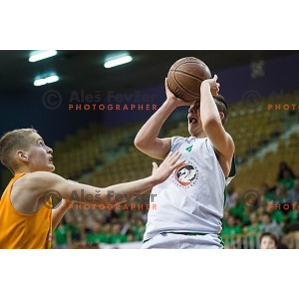 Mini Pokal Spar Final basketball match between Petrol Olimpija and Helios Suns, Tivoli, Ljubljana, Slovenia on February 18, 2018