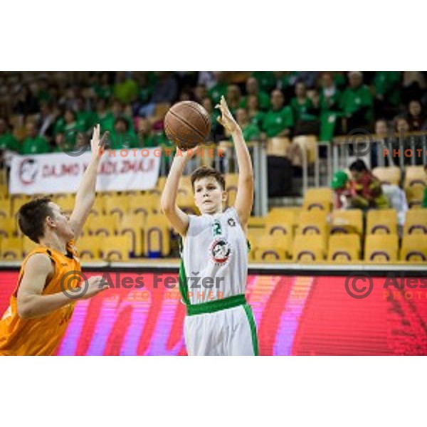 Mini Pokal Spar Final basketball match between Petrol Olimpija and Helios Suns, Tivoli, Ljubljana, Slovenia on February 18, 2018