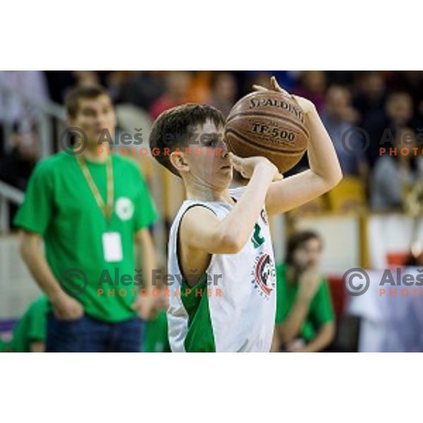 Mini Pokal Spar Final basketball match between Petrol Olimpija and Helios Suns, Tivoli, Ljubljana, Slovenia on February 18, 2018