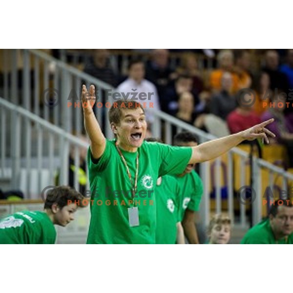 Mini Pokal Spar Final basketball match between Petrol Olimpija and Helios Suns, Tivoli, Ljubljana, Slovenia on February 18, 2018