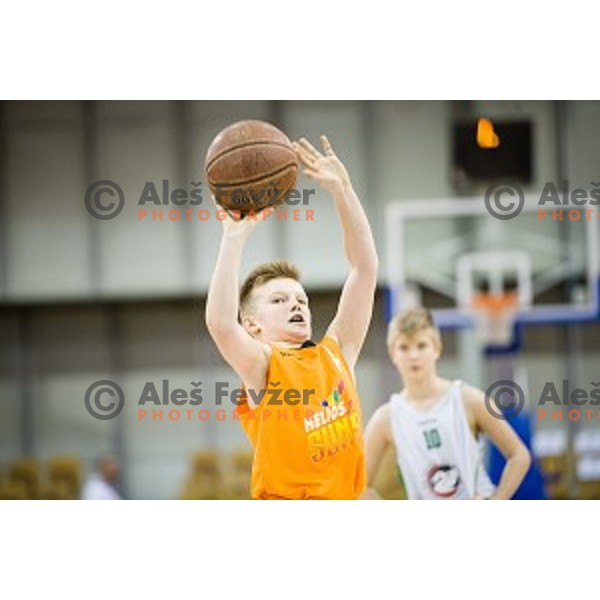 Mini Pokal Spar Final basketball match between Petrol Olimpija and Helios Suns, Tivoli, Ljubljana, Slovenia on February 18, 2018