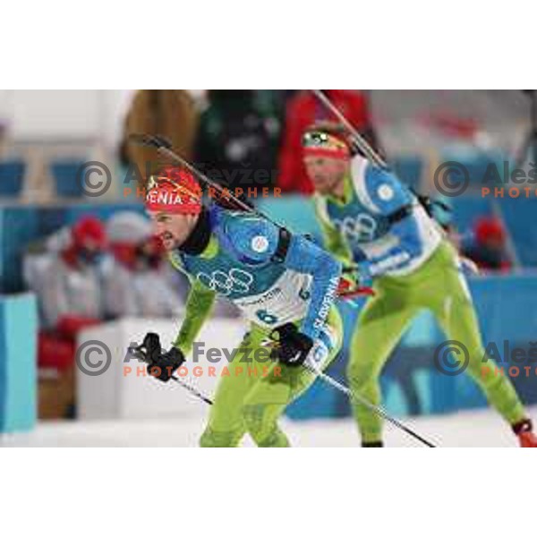 Jakov Fak (SLO) competes in Men\'s Biathlon 15 km Mass start at Alpensia Biathlon Centre during PyeongChang 2018 Winter Olympic Games, South Korea on February 18, 2018