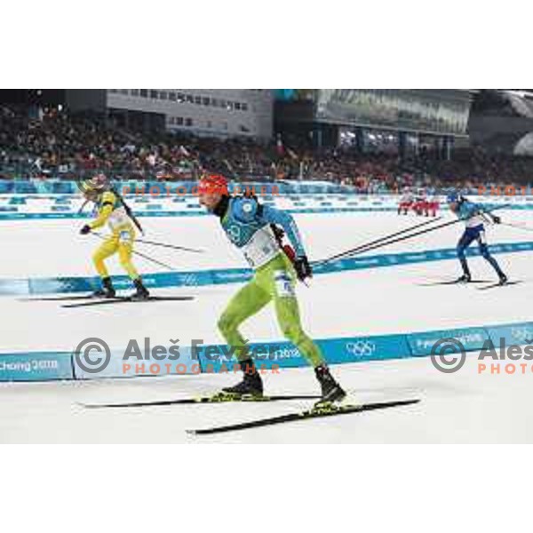 Jakov Fak (SLO) competes in Men\'s Biathlon 15 km Mass start at Alpensia Biathlon Centre during PyeongChang 2018 Winter Olympic Games, South Korea on February 18, 2018