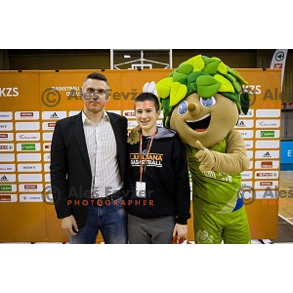 Mini Pokal Spar Final basketball match between Petrol Olimpija and Helios Suns, Tivoli, Ljubljana, Slovenia on February 18, 2018