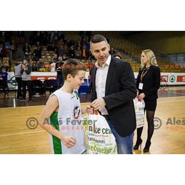 Mini Pokal Spar Final basketball match between Petrol Olimpija and Helios Suns, Tivoli, Ljubljana, Slovenia on February 18, 2018