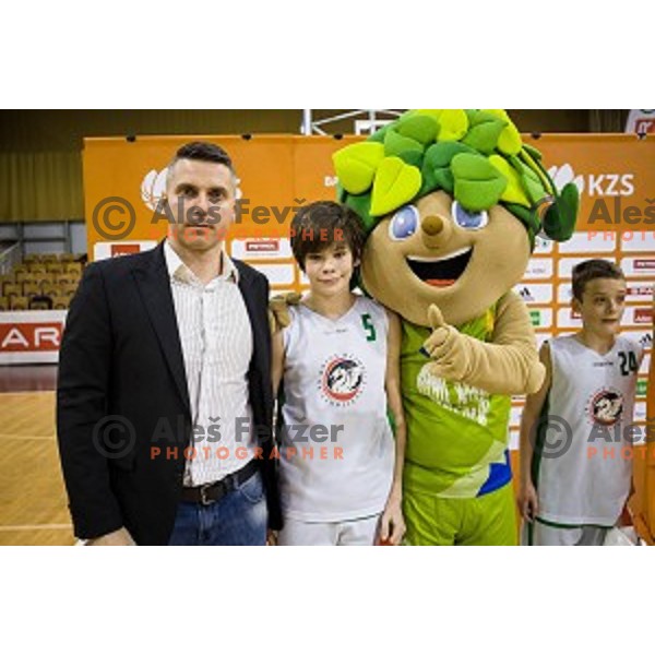 Mini Pokal Spar Final basketball match between Petrol Olimpija and Helios Suns, Tivoli, Ljubljana, Slovenia on February 18, 2018