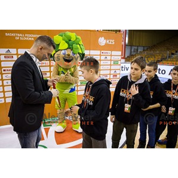 Mini Pokal Spar Final basketball match between Petrol Olimpija and Helios Suns, Tivoli, Ljubljana, Slovenia on February 18, 2018