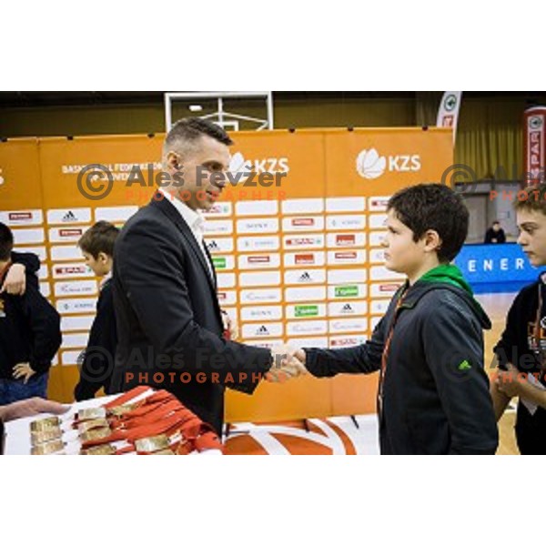 Mini Pokal Spar Final basketball match between Petrol Olimpija and Helios Suns, Tivoli, Ljubljana, Slovenia on February 18, 2018