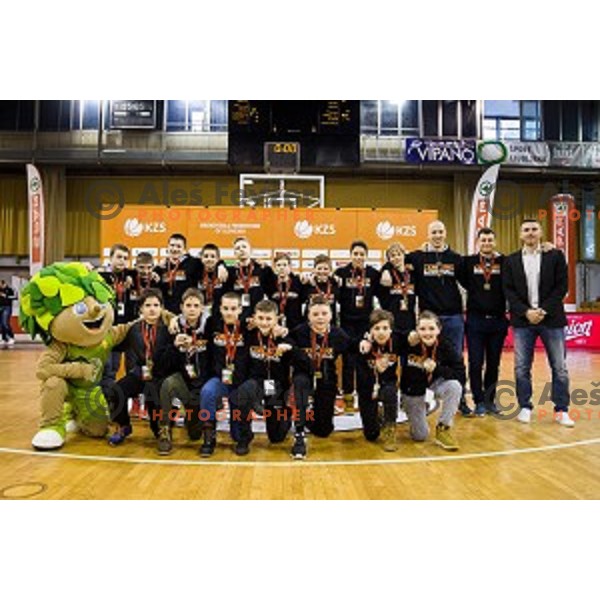 Mini Pokal Spar Final basketball match between Petrol Olimpija and Helios Suns, Tivoli, Ljubljana, Slovenia on February 18, 2018