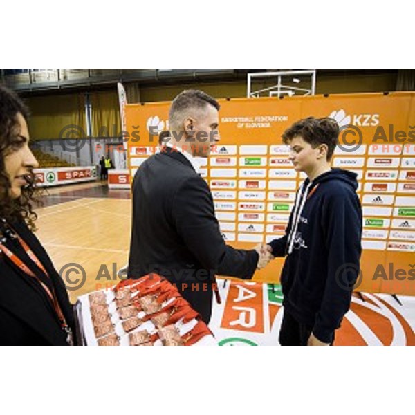 Mini Pokal Spar Final basketball match between Petrol Olimpija and Helios Suns, Tivoli, Ljubljana, Slovenia on February 18, 2018