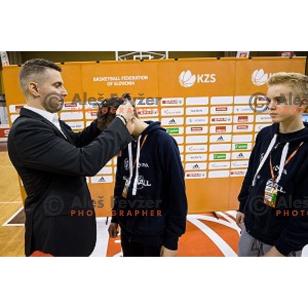 Mini Pokal Spar Final basketball match between Petrol Olimpija and Helios Suns, Tivoli, Ljubljana, Slovenia on February 18, 2018