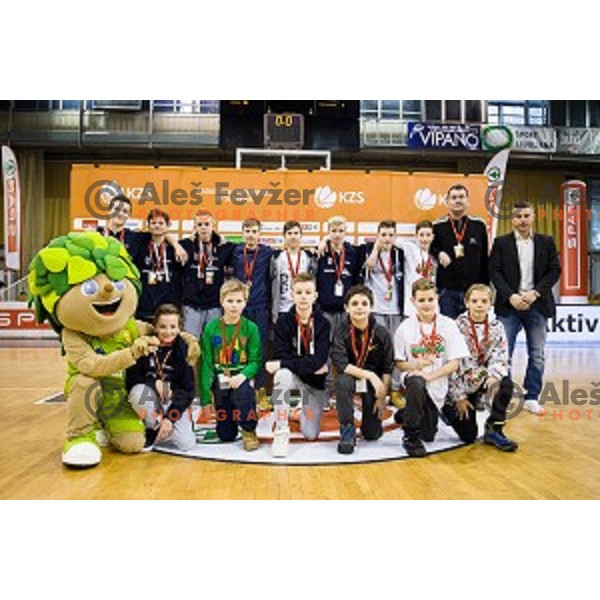Mini Pokal Spar Final basketball match between Petrol Olimpija and Helios Suns, Tivoli, Ljubljana, Slovenia on February 18, 2018