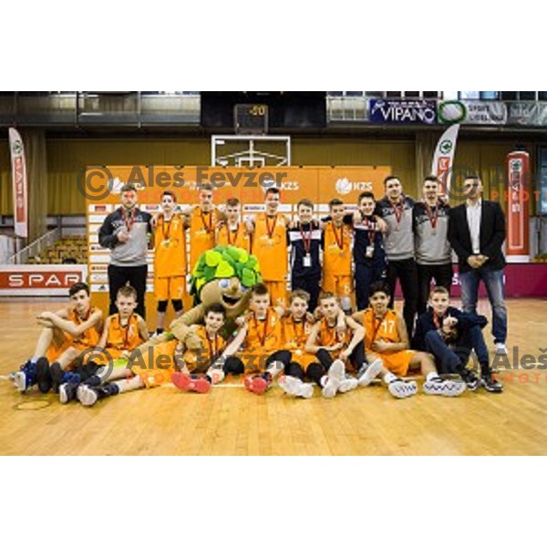 Mini Pokal Spar Final basketball match between Petrol Olimpija and Helios Suns, Tivoli, Ljubljana, Slovenia on February 18, 2018