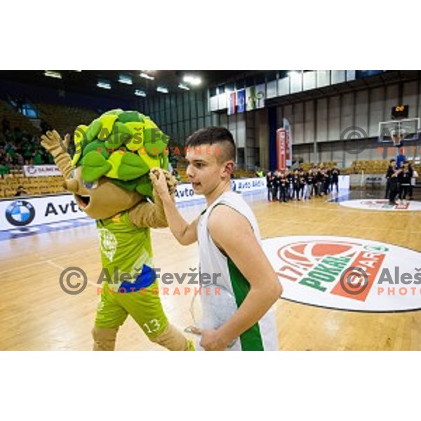 Mini Pokal Spar Final basketball match between Petrol Olimpija and Helios Suns, Tivoli, Ljubljana, Slovenia on February 18, 2018