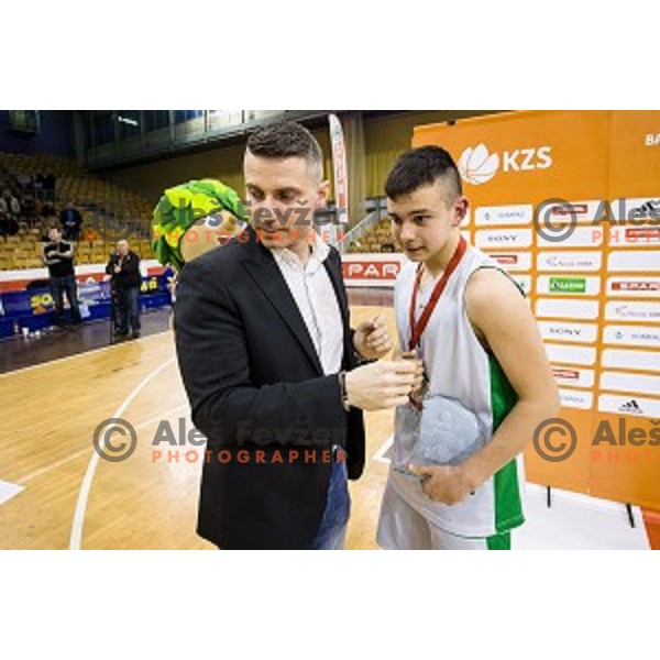 Mini Pokal Spar Final basketball match between Petrol Olimpija and Helios Suns, Tivoli, Ljubljana, Slovenia on February 18, 2018