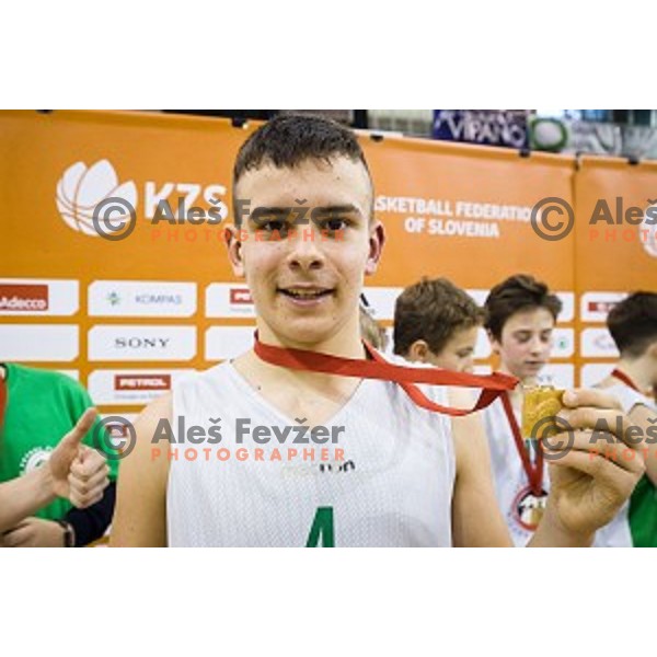 Mini Pokal Spar Final basketball match between Petrol Olimpija and Helios Suns, Tivoli, Ljubljana, Slovenia on February 18, 2018