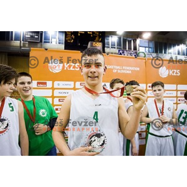Mini Pokal Spar Final basketball match between Petrol Olimpija and Helios Suns, Tivoli, Ljubljana, Slovenia on February 18, 2018