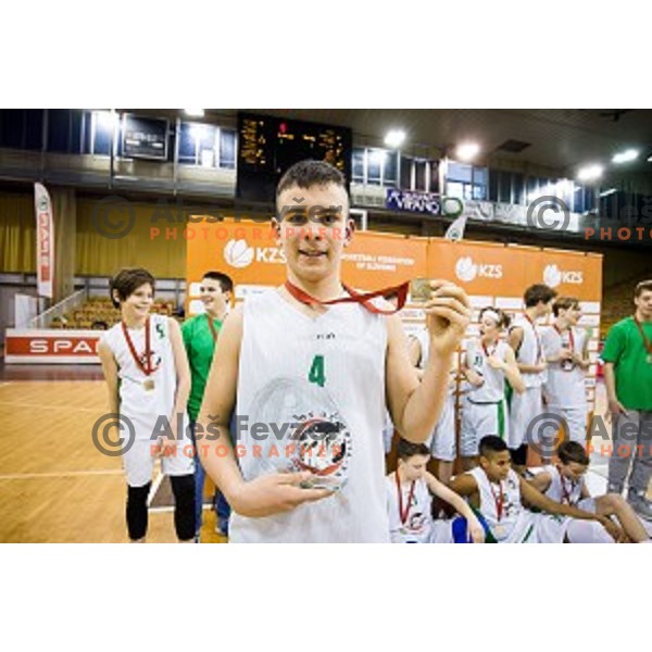Mini Pokal Spar Final basketball match between Petrol Olimpija and Helios Suns, Tivoli, Ljubljana, Slovenia on February 18, 2018